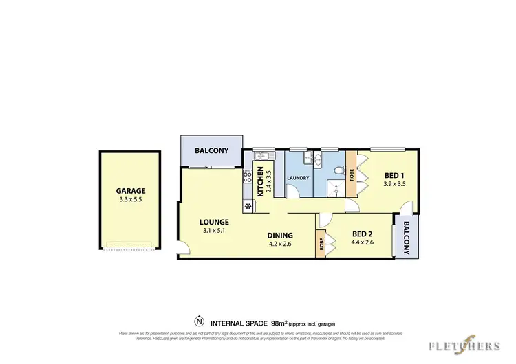 Floorplan of Homely unit listing, 2/9 Mercury Street, Wollongong NSW 2500