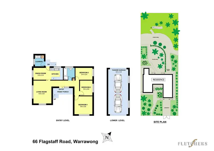Floorplan of Homely house listing, 66 Flagstaff Road, Warrawong NSW 2502
