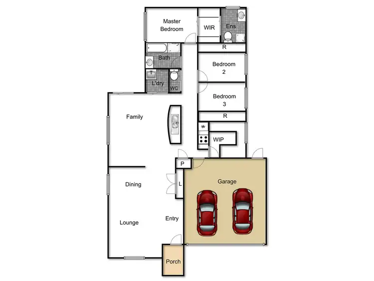 Floorplan of Homely house listing, 16 Oxenham Circuit, Gordon ACT 2906