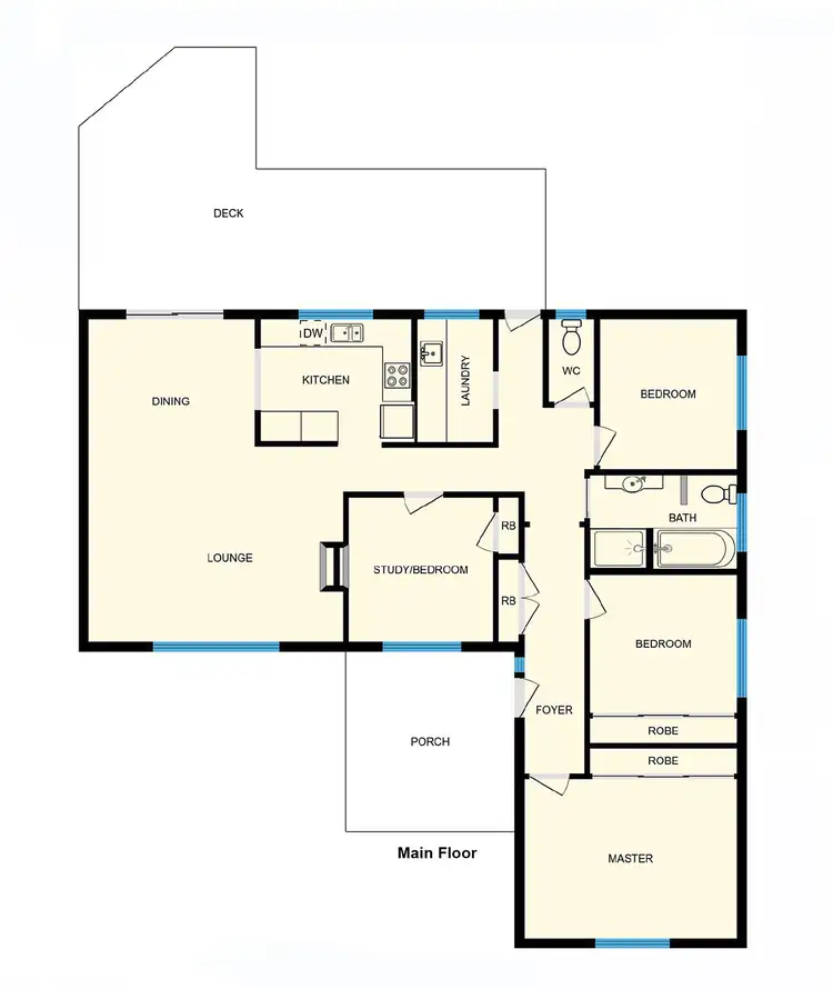 Floorplan of Homely house listing, 8 Blowering Street, Duffy ACT 2611