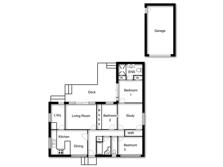 Floorplan of Homely house listing, 183 Phillip Avenue, Hackett ACT 2602