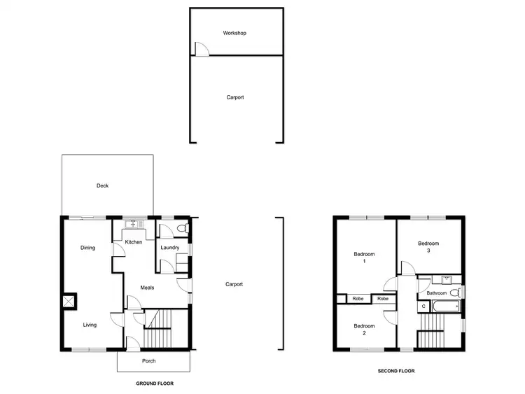 Floorplan of Homely house listing, 49 Wilshire Street, Dickson ACT 2602