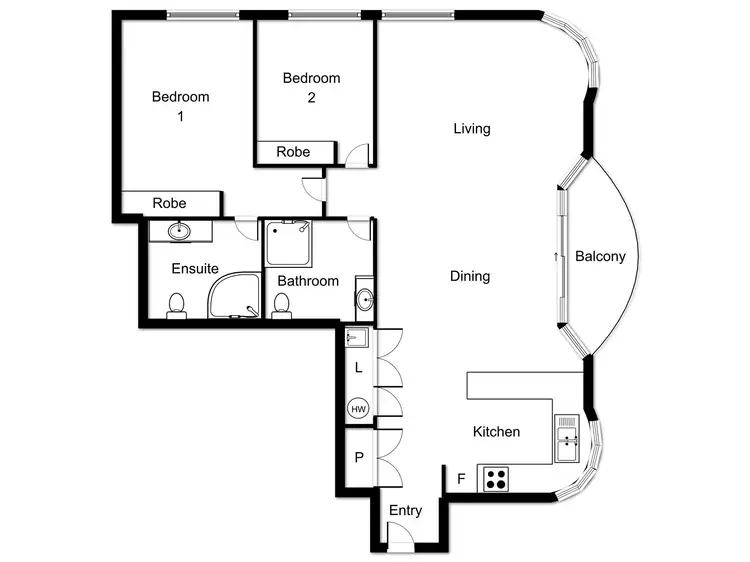 Floorplan of Homely apartment listing, 508/74 Northbourne Avenue, Braddon ACT 2612