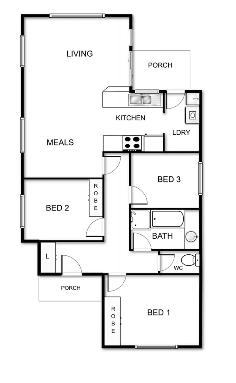 Floorplan of Homely house listing, 1 Taggerty Street, Ngunnawal ACT 2913