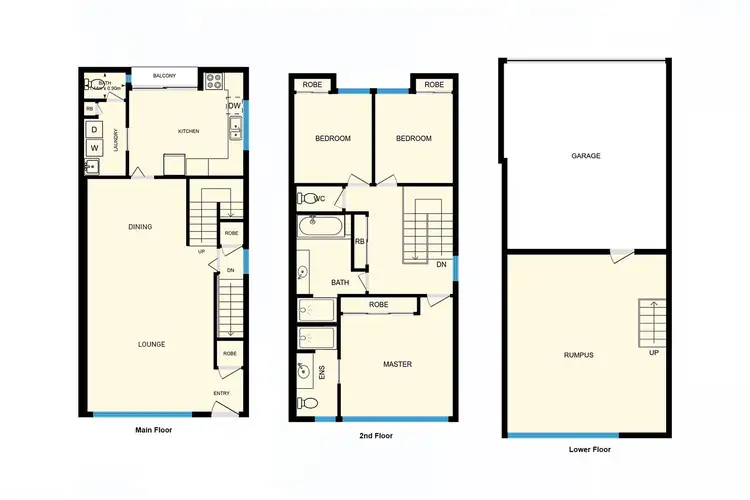 Floorplan of Homely townhouse listing, 16/14 Currie Crescent, Kingston ACT 2604