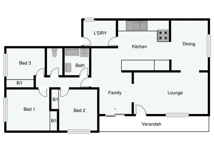 Floorplan of Homely house listing, 10 Mimosa Close, Isabella Plains ACT 2905