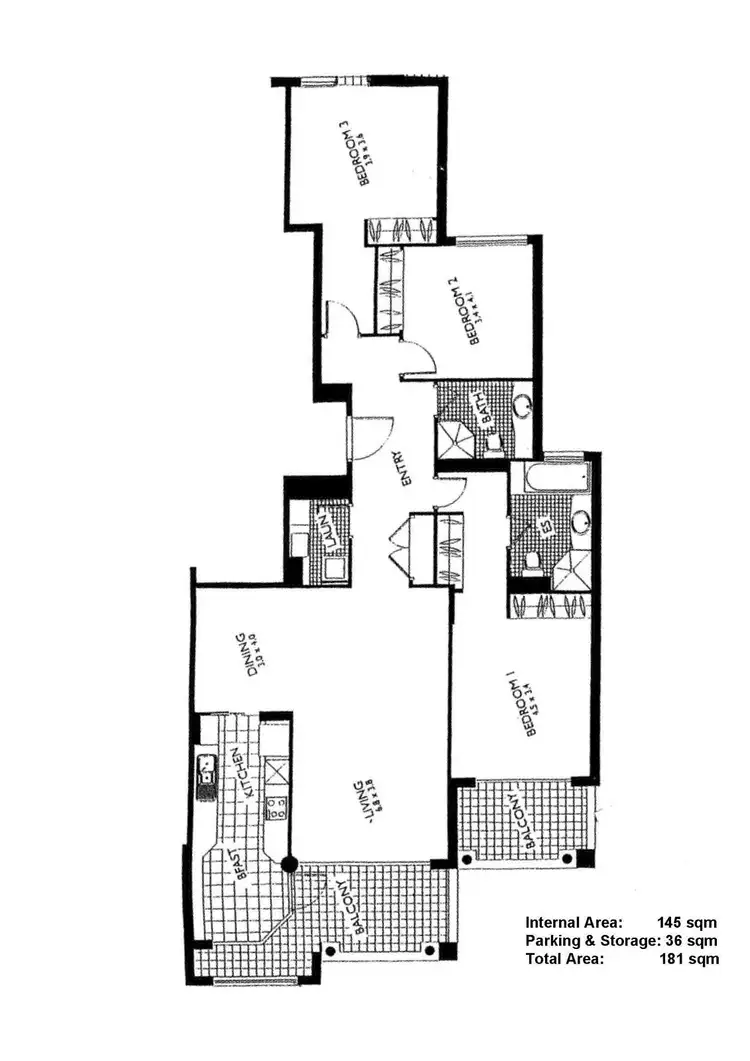 Floorplan of Homely apartment listing, 29B/2 Brady Street, Mosman NSW 2088