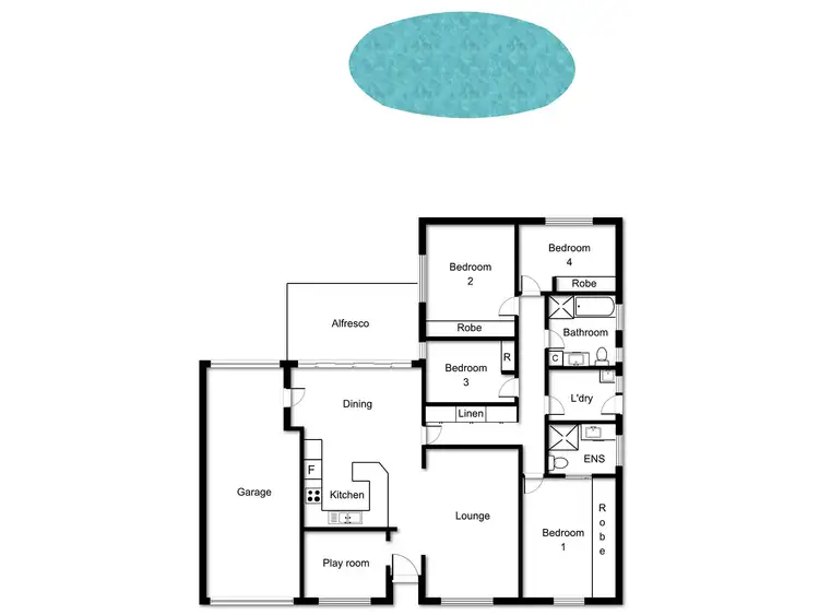 Floorplan of Homely house listing, 45 Brunswick Circuit, Kaleen ACT 2617