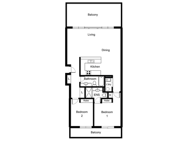 Floorplan of Homely apartment listing, 24/20 Beissel Street, Belconnen ACT 2617