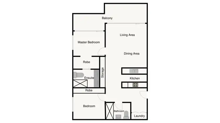 Floorplan of Homely apartment listing, 18/16 New South Wales Crescent, Forrest ACT 2603