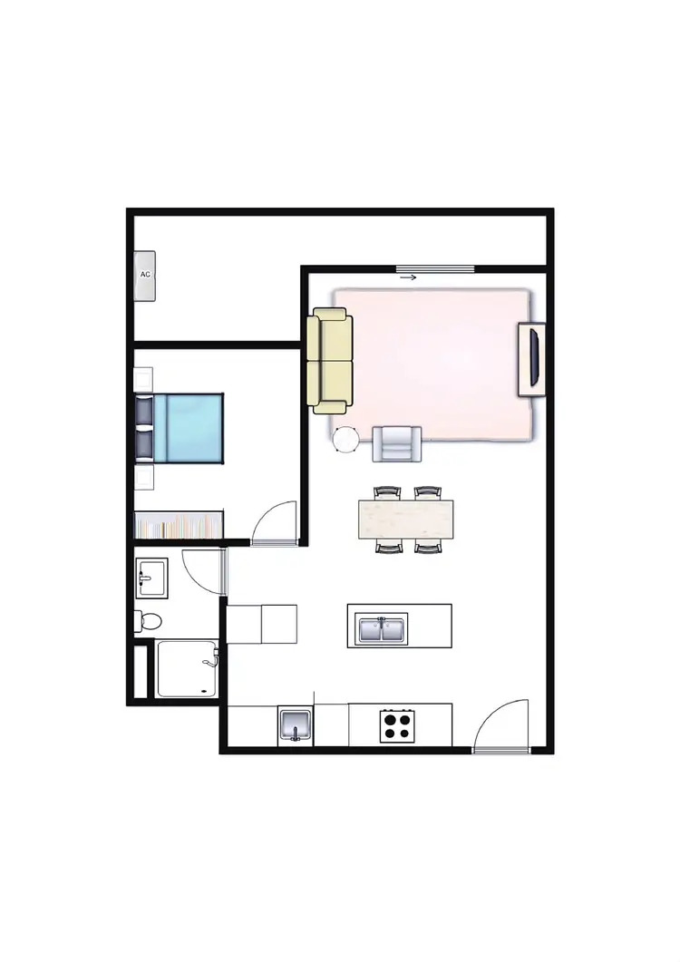Floorplan of Homely apartment listing, 26/7 Irving Street, Phillip ACT 2606