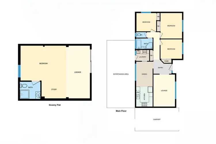 Floorplan of Homely house listing, 18 Loddon Street, Kaleen ACT 2617