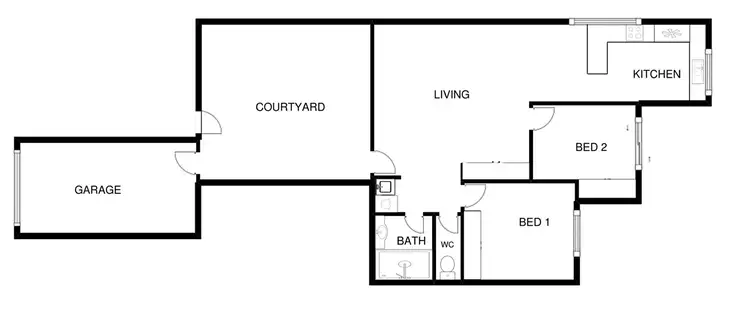 Floorplan of Homely townhouse listing, 7/1 Saw Place, Macgregor ACT 2615