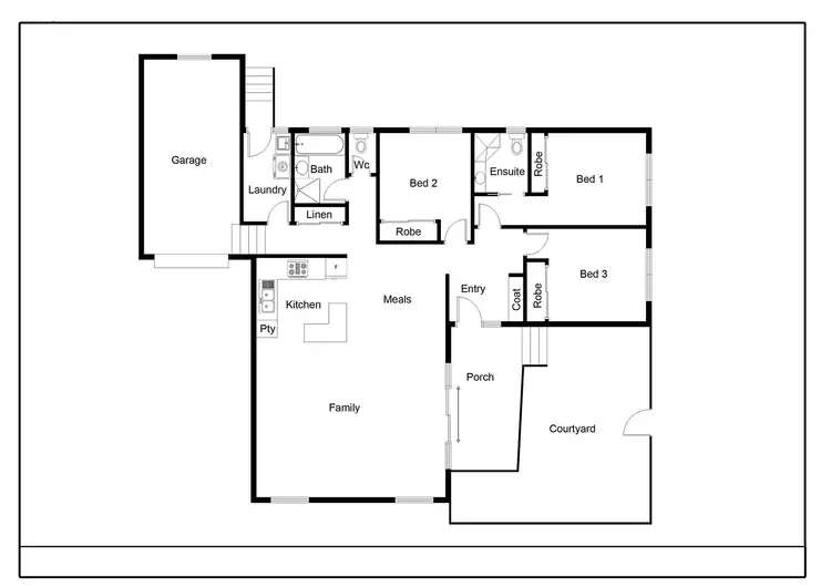 Floorplan of Homely house listing, 1/158 Boddington Crescent, Kambah ACT 2902