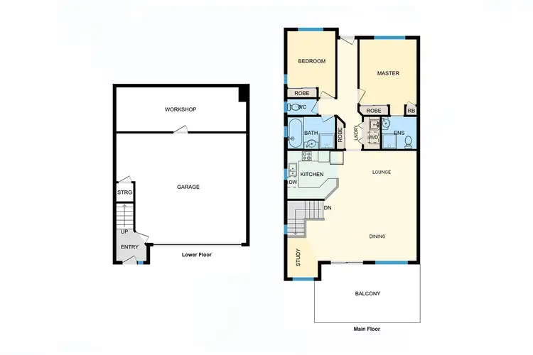 Floorplan of Homely townhouse listing, 24 Lampard Circuit, Bruce ACT 2617