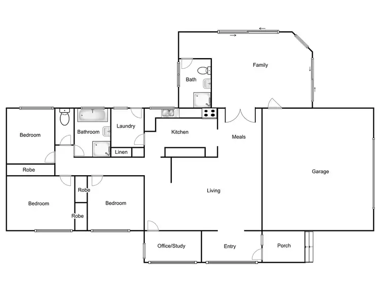 Floorplan of Homely house listing, 12 Womba Place, Giralang ACT 2617