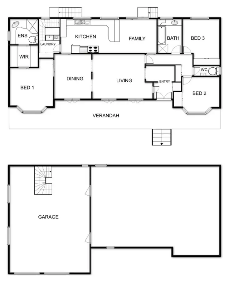 Floorplan of Homely house listing, 1 Bingley Crescent, Fraser ACT 2615