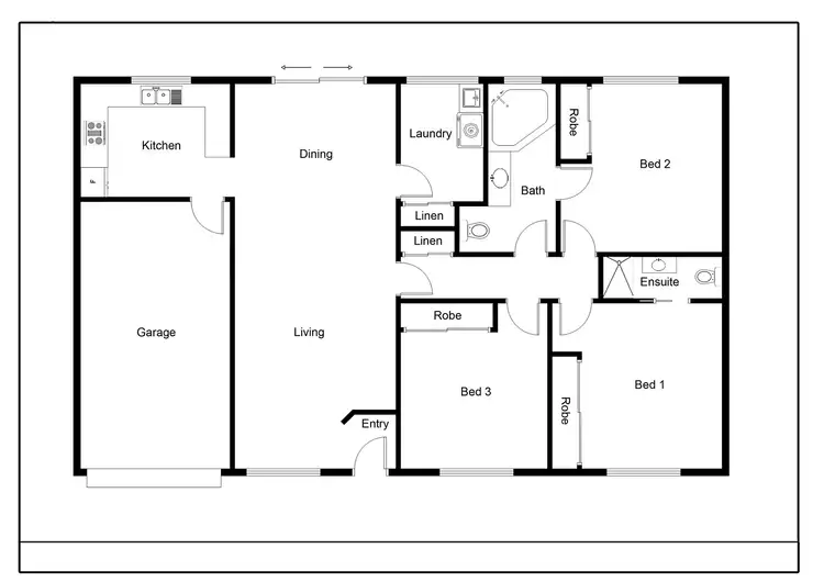 Floorplan of Homely townhouse listing, 11/28 Ringrose Crescent, Isaacs ACT 2607