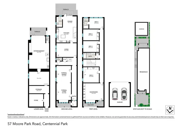 Floorplan of Homely house listing, 57 Moore Park Road, Centennial Park NSW 2021
