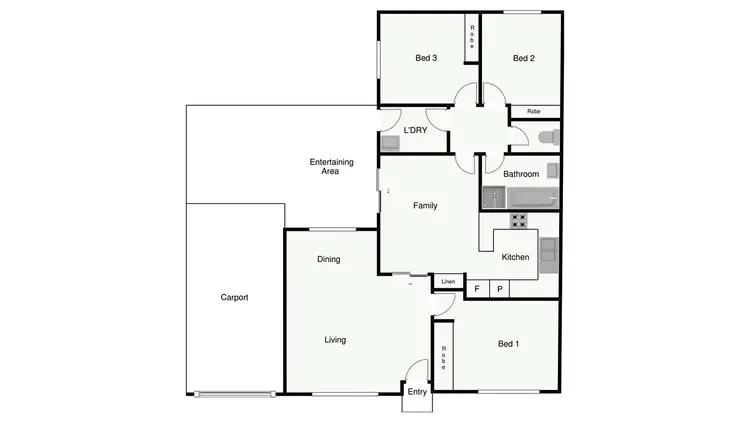Floorplan of Homely house listing, 18 Laptz Close, Palmerston ACT 2913
