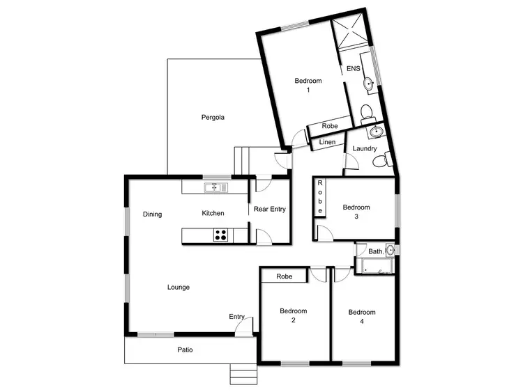 Floorplan of Homely house listing, 55 Blair Street, Watson ACT 2602