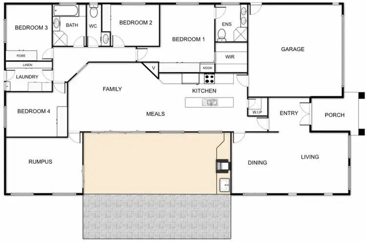 Floorplan of Homely house listing, 66 McGilvray Close, Gordon ACT 2906