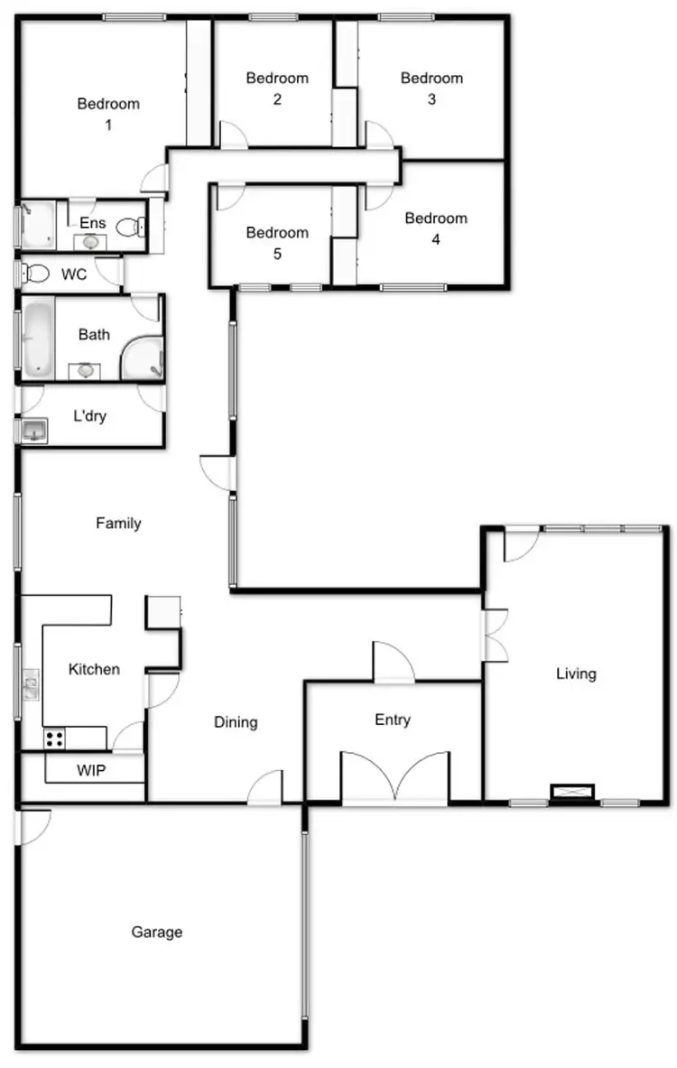 Floorplan of Homely house listing, 8 Paroo Place, Kaleen ACT 2617