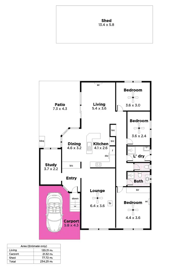 Floorplan of Homely house listing, 16 Vintage Way, Greenock SA 5360