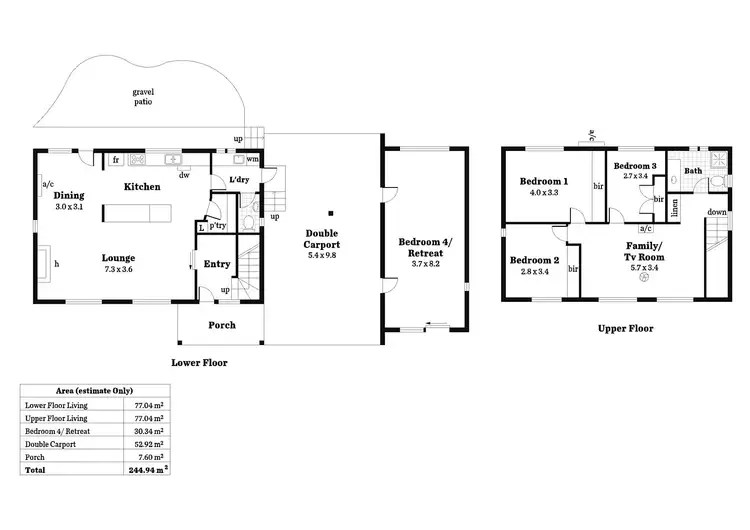 Floorplan of Homely house listing, 34 Alpha Crescent, Panorama SA 5041