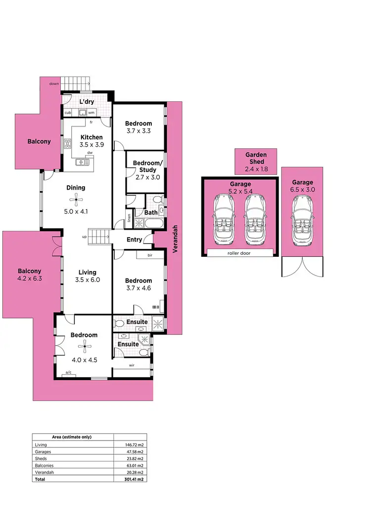 Floorplan of Homely house listing, 87 Mount Osmond Road, Mount Osmond SA 5064