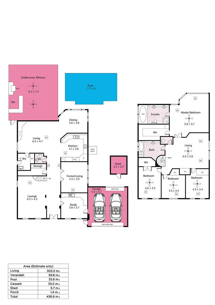 Floorplan of Homely house listing, 6 Alexander Court, Novar Gardens SA 5040