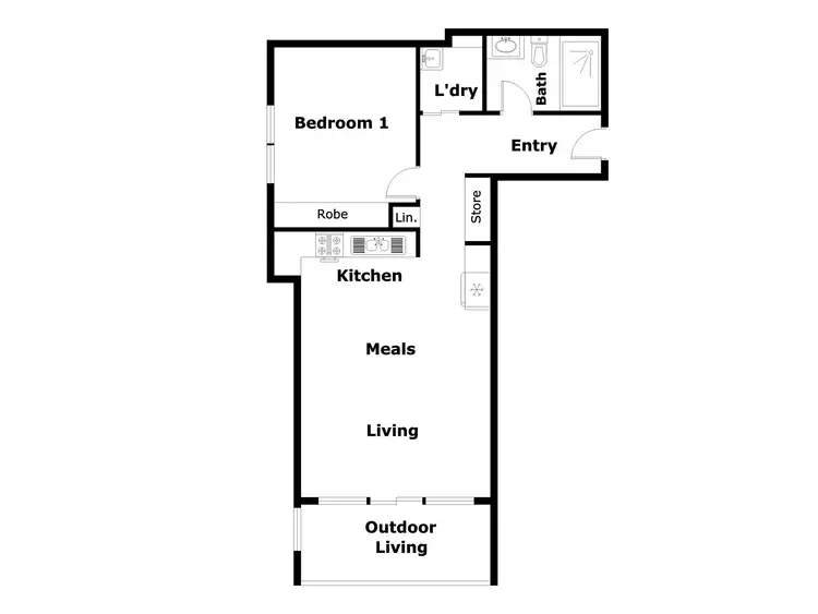 Floorplan of Homely apartment listing, 108/51 Catalano Street, Wright ACT 2611