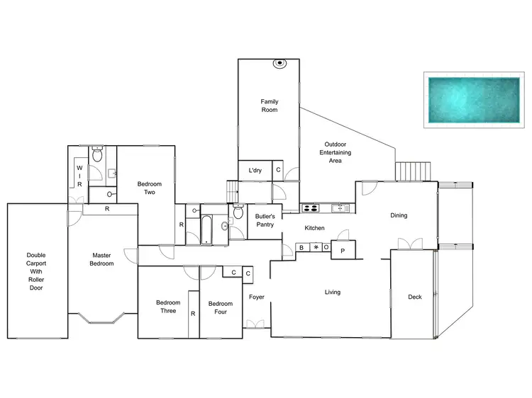Floorplan of Homely house listing, 30 Norman Place, Deakin ACT 2600