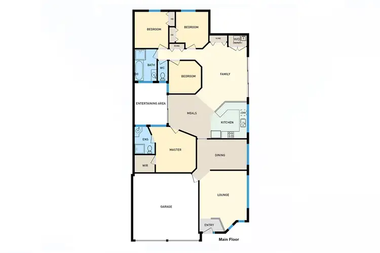 Floorplan of Homely house listing, 3 Gurrit Place, Ngunnawal ACT 2913