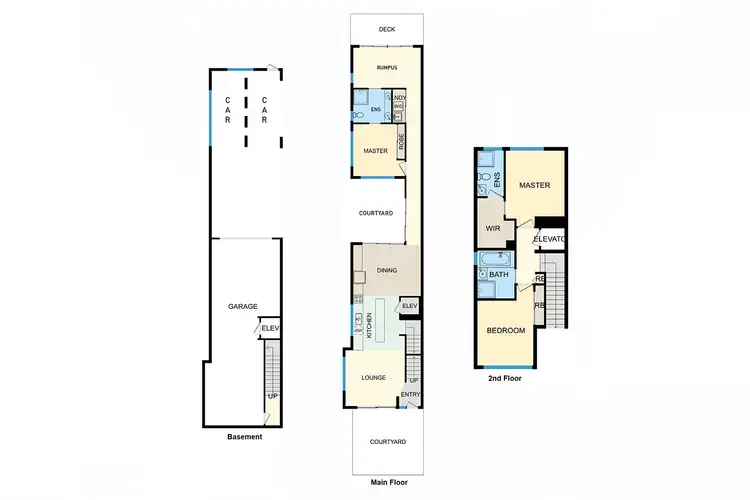Floorplan of Homely townhouse listing, 1/130 Blamey Crescent, Campbell ACT 2612