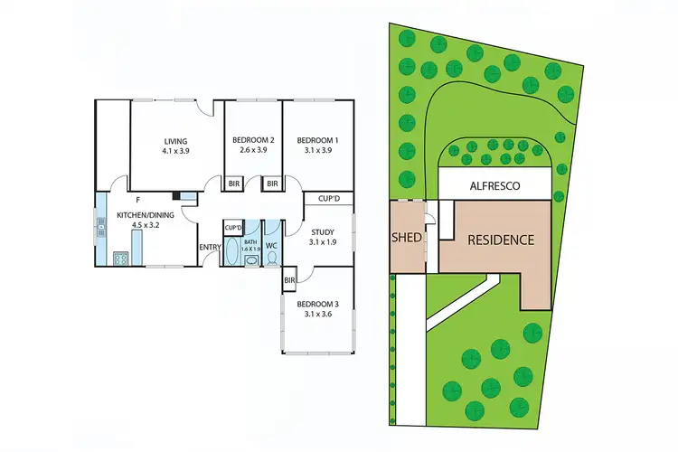 Floorplan of Homely house listing, 11 Piddington Street, Watson ACT 2602