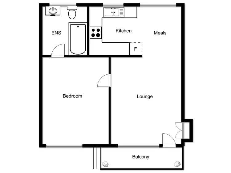 Floorplan of Homely unit listing, 10/110 Davenport Street, Dickson ACT 2602
