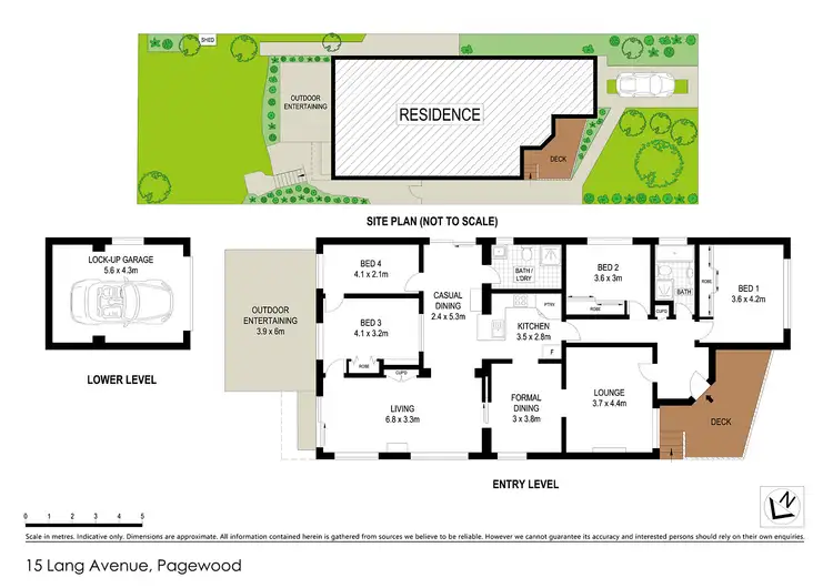 Floorplan of Homely house listing, 15 Lang Avenue, Pagewood NSW 2035