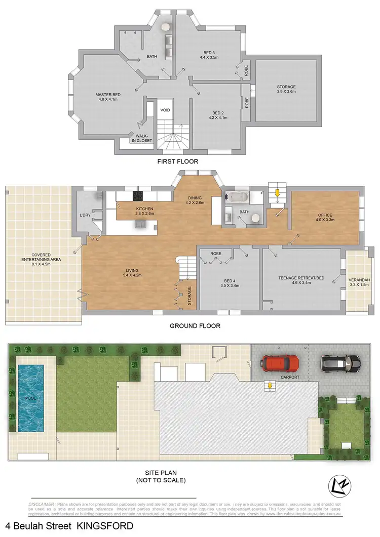 Floorplan of Homely house listing, 4 Beulah Street, Kingsford NSW 2032