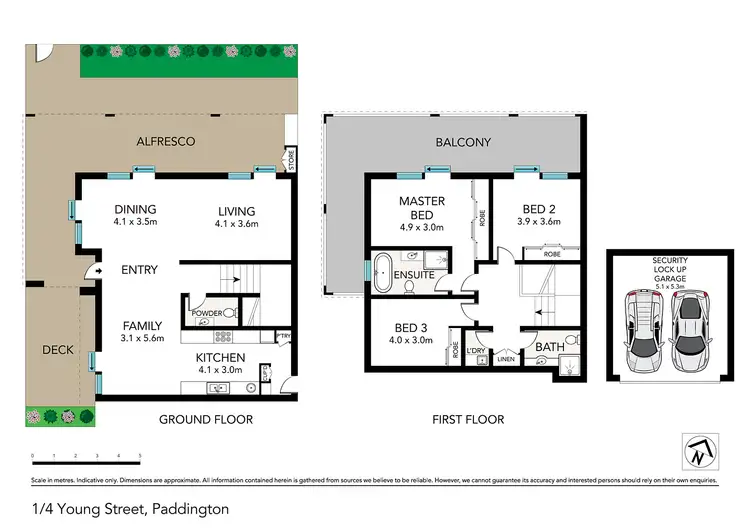 Floorplan of Homely apartment listing, 1/4 Young Street, Paddington NSW 2021
