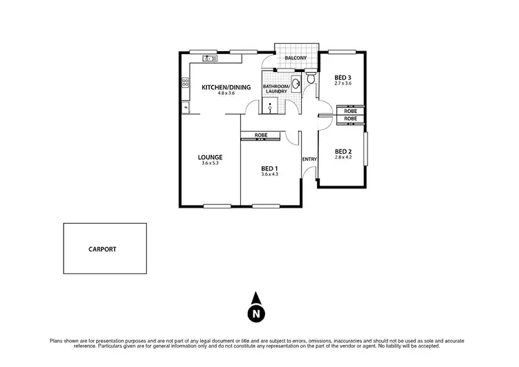 Floorplan of Homely unit listing, 7/16-20 Jones Place, Corrimal NSW 2518
