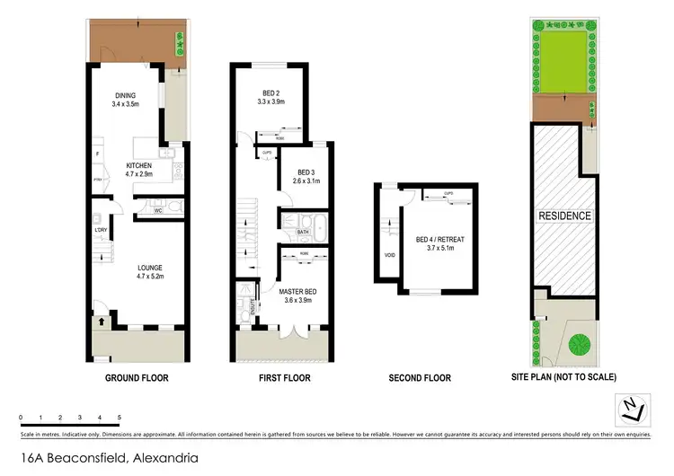Floorplan of Homely house listing, 16a Beaconsfield Street, Alexandria NSW 2015