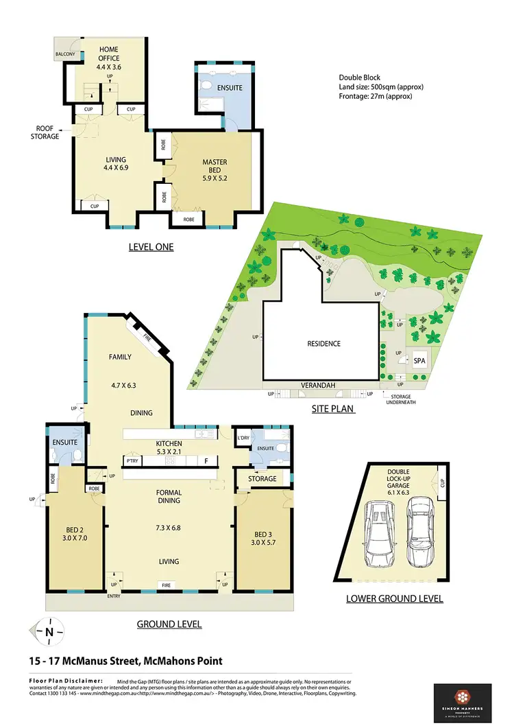 Floorplan of Homely house listing, 15-17 McManus Street, Mcmahons Point NSW 2060
