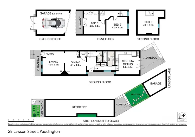 Floorplan of Homely terrace listing, 28 Lawson Street, Paddington NSW 2021