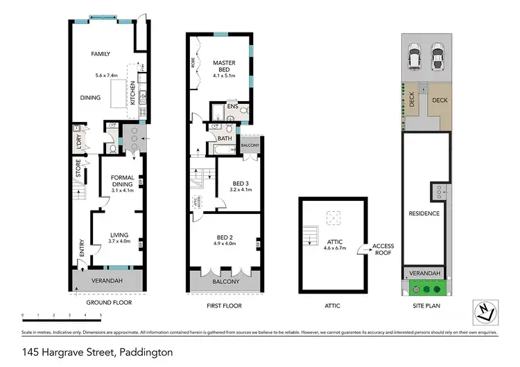 Floorplan of Homely house listing, 145 Hargrave Street, Paddington NSW 2021