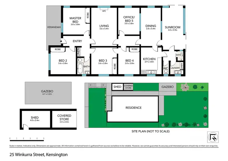 Floorplan of Homely house listing, 25 Winkurra Street, Kensington NSW 2033