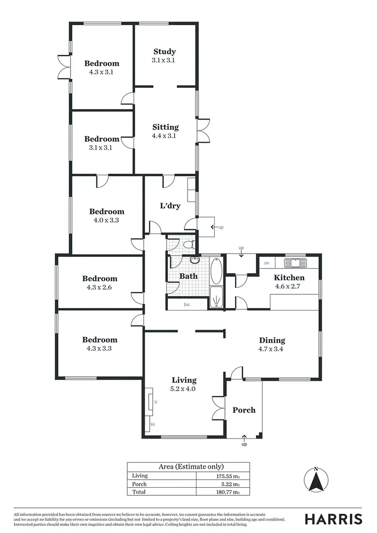 Floorplan of Homely house listing, 25 Netherby Avenue, Netherby SA 5062