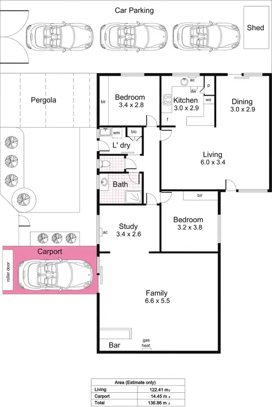Floorplan of Homely unit listing, 4/16 Moseley Street, Glenelg SA 5045