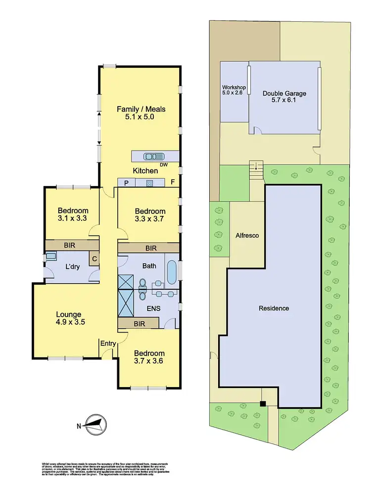 Floorplan of Homely house listing, 15 Windermere Parade, Doreen VIC 3754