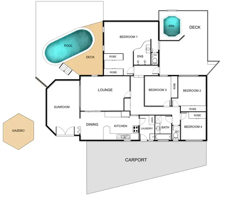 Floorplan of Homely house listing, 45 Bettington Circuit, Charnwood ACT 2615